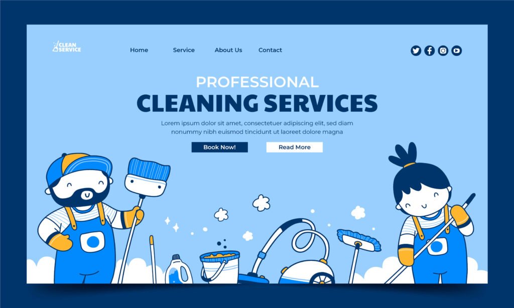 Cleaning services template