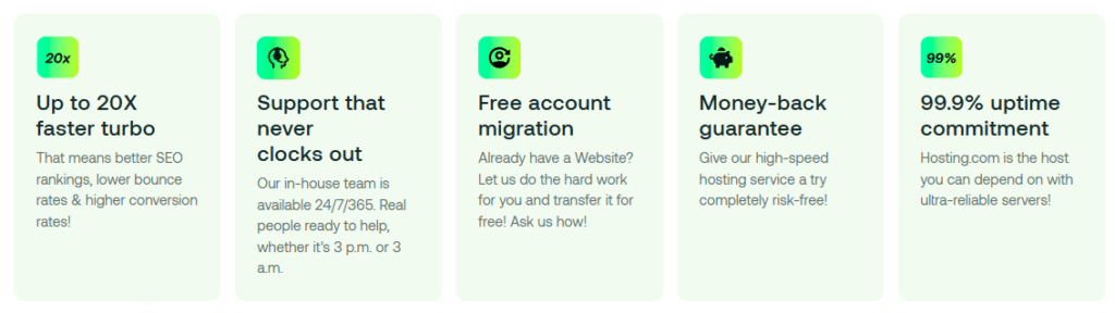 Hosting.com's features